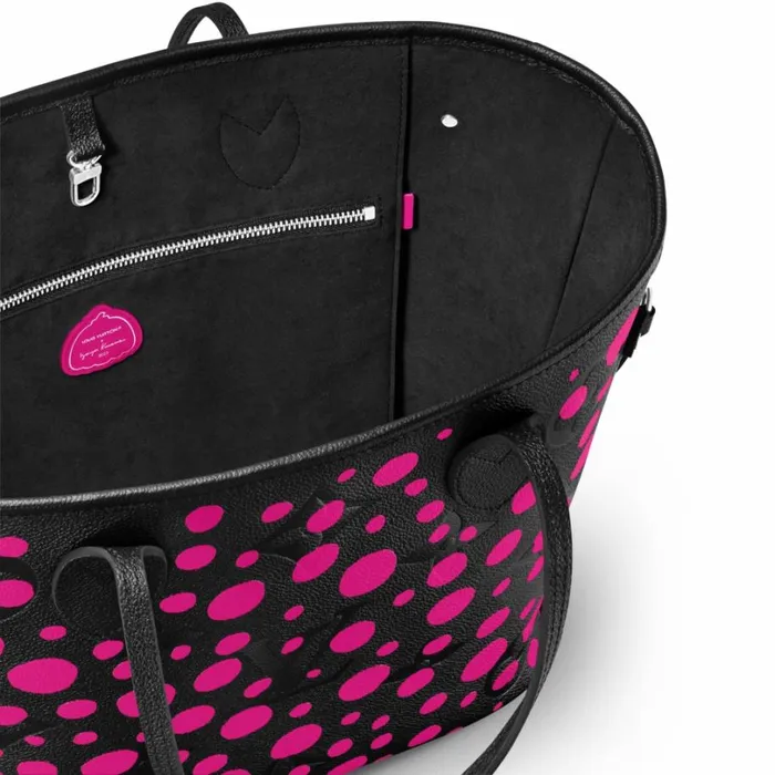 Louis Vuitton Neverfull Bag Louis Vuitton LV X YK Neverfull MM M46419 Noir Fuchsia 8211 Louis Vuitton Handbag Store 8211 Women