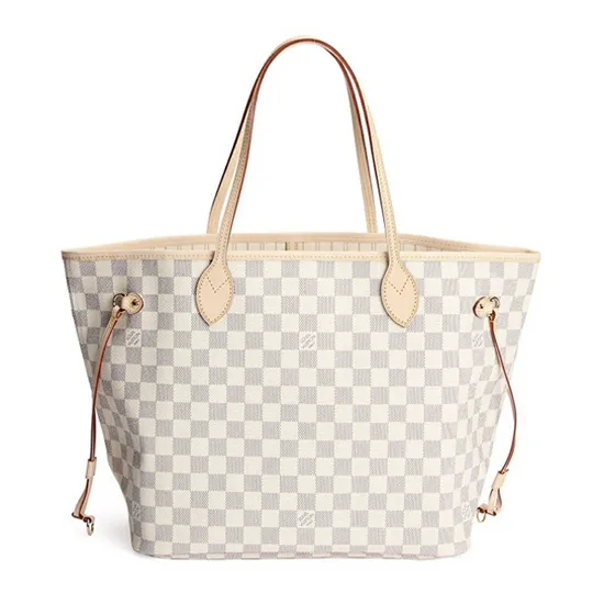 Louis Vuitton Neverfull Bag Louis Vuitton N51107 Neverfull MM Shoulder Bag Damier Azur Canvas 8211 Louis Vuitton Handbag Store 8211 Women