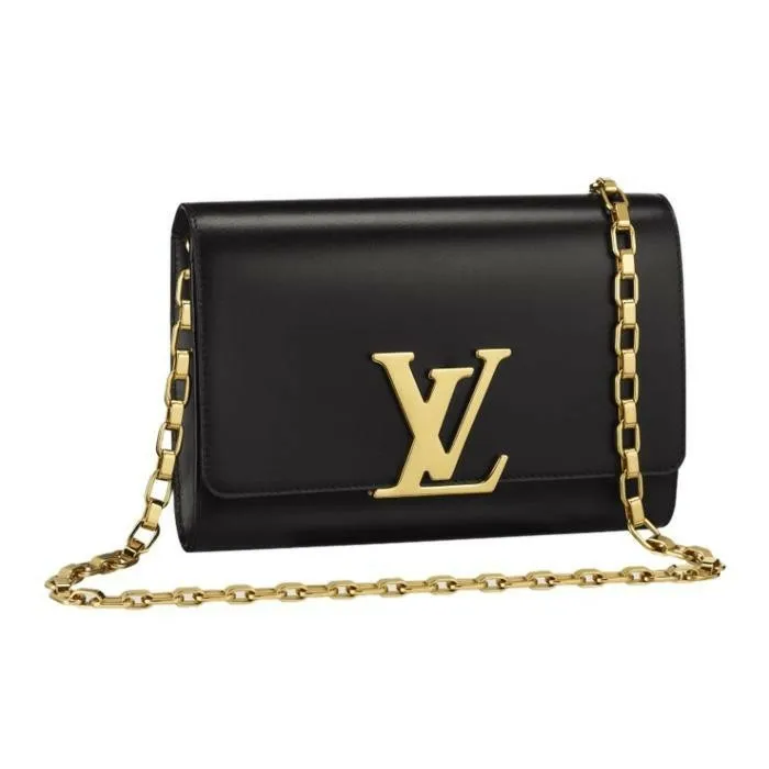 Louis Vuitton Shoulder and Totes Louis Vuitton M94335 Chain Louise Black 8211 Louis Vuitton Handbag Store 8211 Women