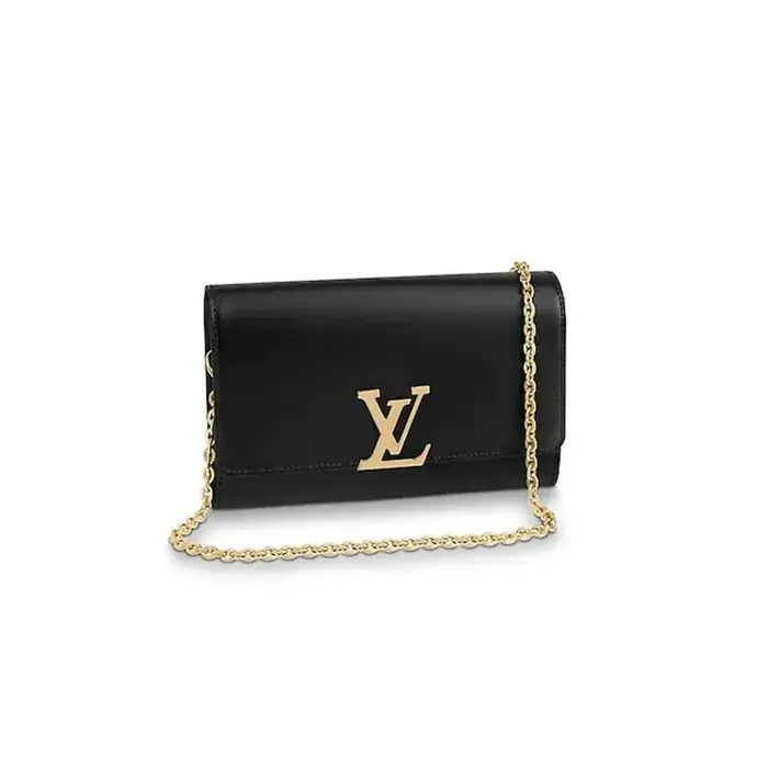 Louis Vuitton Shoulder and Totes Louis Vuitton M94335 Chain Louise Black 8211 Louis Vuitton Handbag Store 8211 Women
