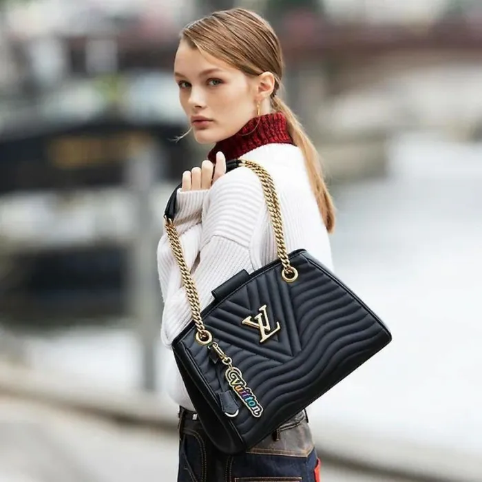 Louis Vuitton Shoulder and Totes Louis Vuitton New Wave Chain Tote M51496 8211 Louis Vuitton Handbag Store 8211 Women