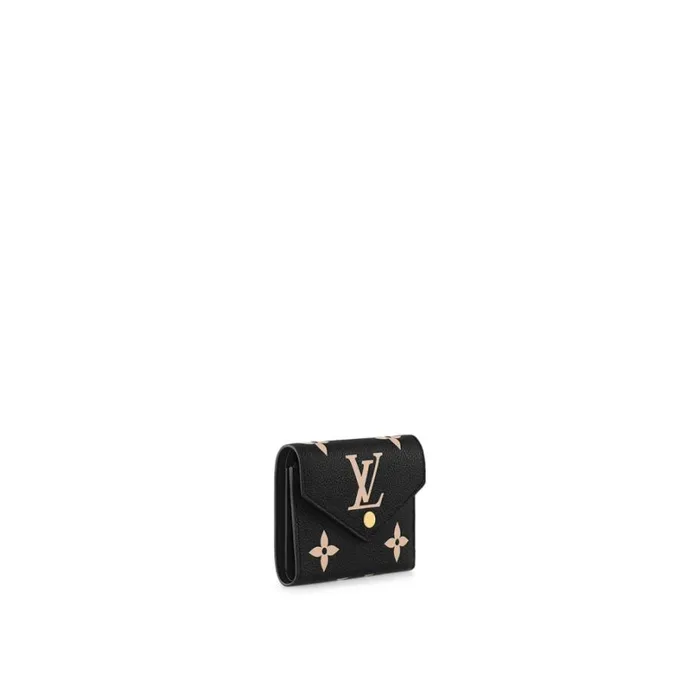 Louis Vuitton Wallets Louis Vuitton BlackBeige M80968 Victorine Wallet 8211 Louis Vuitton Handbag Store 8211 Women