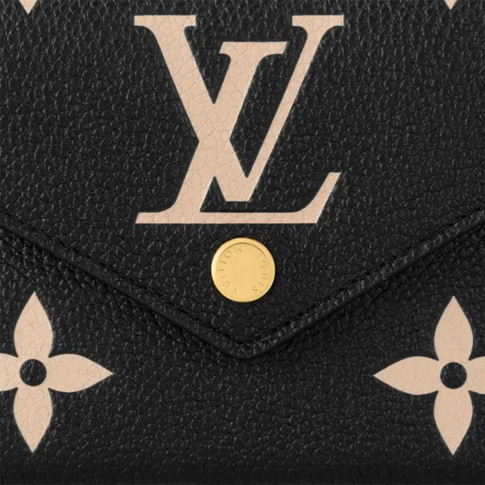 Louis Vuitton Wallets Louis Vuitton BlackBeige M80968 Victorine Wallet 8211 Louis Vuitton Handbag Store 8211 Women