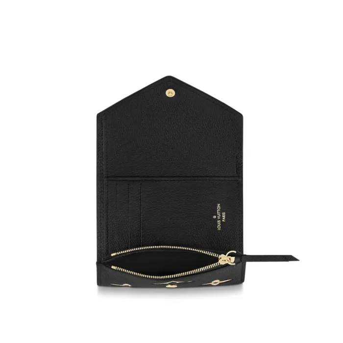 Louis Vuitton Wallets Louis Vuitton BlackBeige M80968 Victorine Wallet 8211 Louis Vuitton Handbag Store 8211 Women