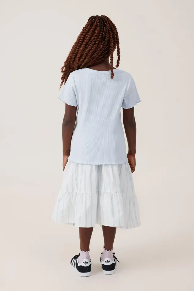 Louise Skirt Vanilladusk Blue Stripe Girls Cotton On Shorts Skirts and Playsuits Louise Skirt Vanilladusk Blue Stripe Girls Cotton On Shorts Skirts and Playsuits