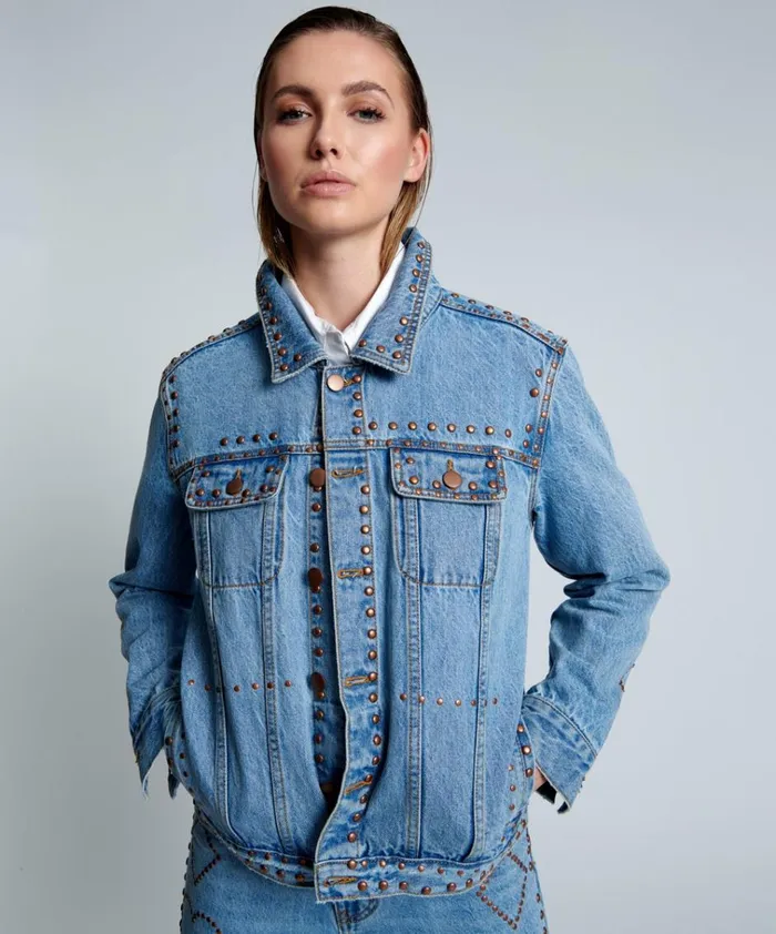 LUCKY BET DENIM TRUCKER JACKET Women One Teaspoon Denim Jackets LUCKY BET DENIM TRUCKER JACKET Women One Teaspoon Denim Jackets