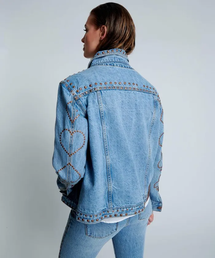 LUCKY BET DENIM TRUCKER JACKET Women One Teaspoon Denim Jackets LUCKY BET DENIM TRUCKER JACKET Women One Teaspoon Denim Jackets