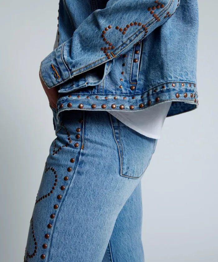 LUCKY BET DENIM TRUCKER JACKET Women One Teaspoon Denim Jackets LUCKY BET DENIM TRUCKER JACKET Women One Teaspoon Denim Jackets