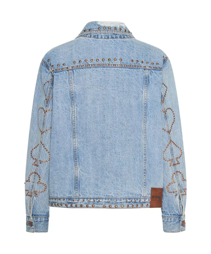 LUCKY BET DENIM TRUCKER JACKET Women One Teaspoon Denim Jackets LUCKY BET DENIM TRUCKER JACKET Women One Teaspoon Denim Jackets