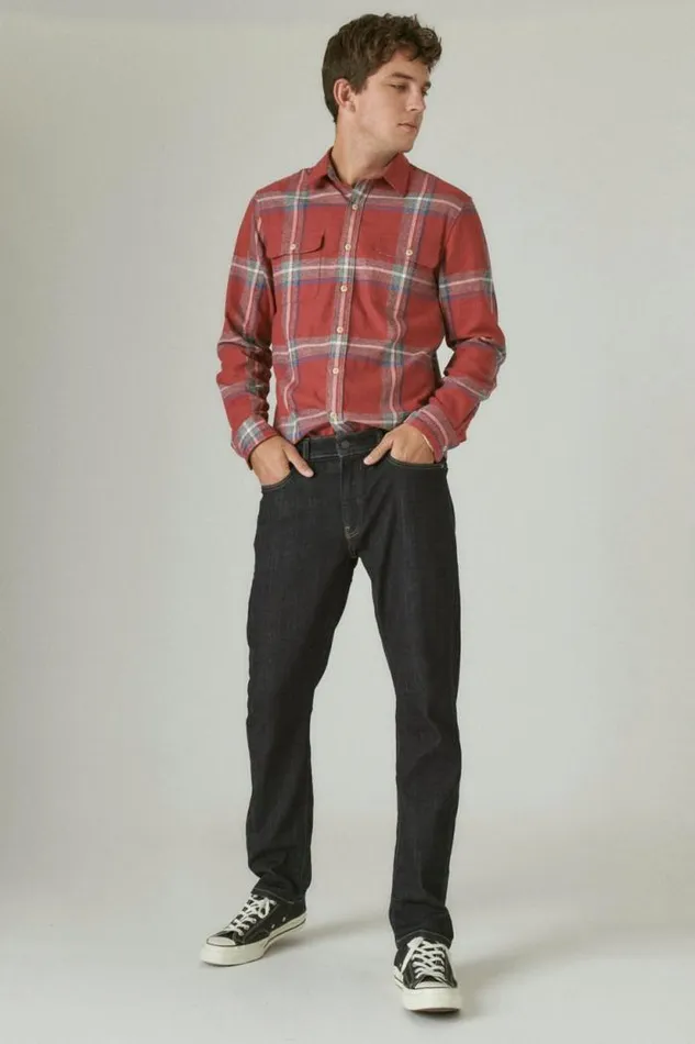 Lucky Brand 410 Athletic Straight Coolmax Stretch Jean Hula Men Jeans