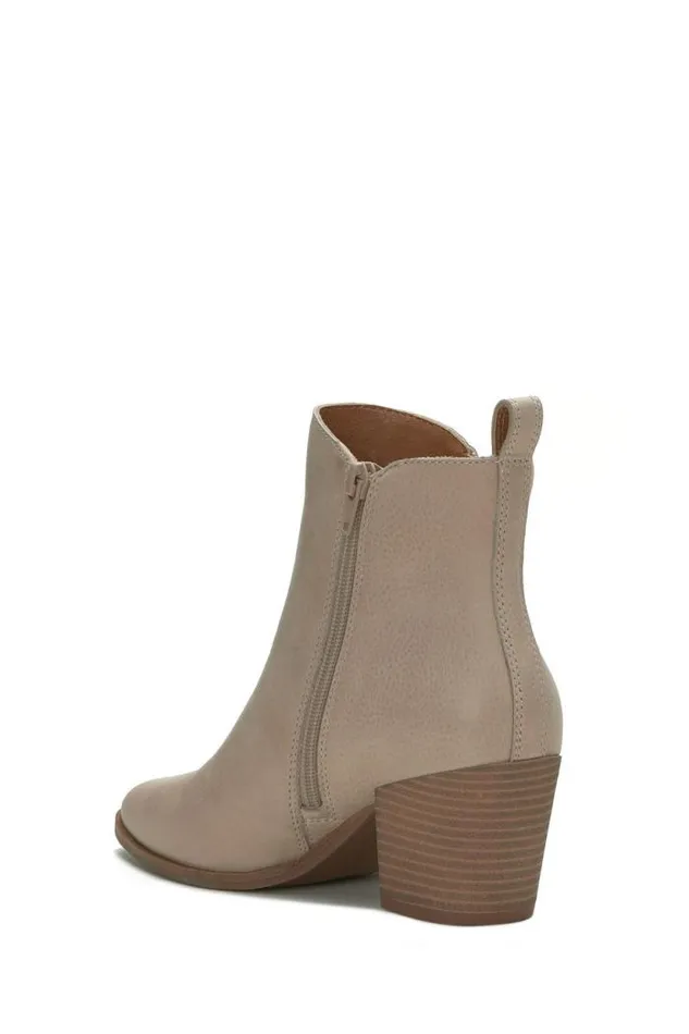 Lucky Brand Bidelia Bootie Light Grey Women Shoes