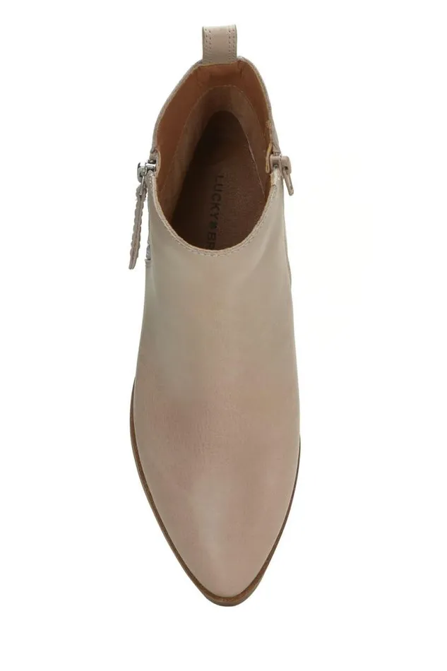 Lucky Brand Bidelia Bootie Light Grey Women Shoes