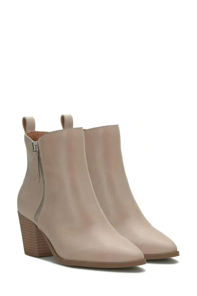 Lucky Brand Bidelia Bootie Light Grey Women Shoes