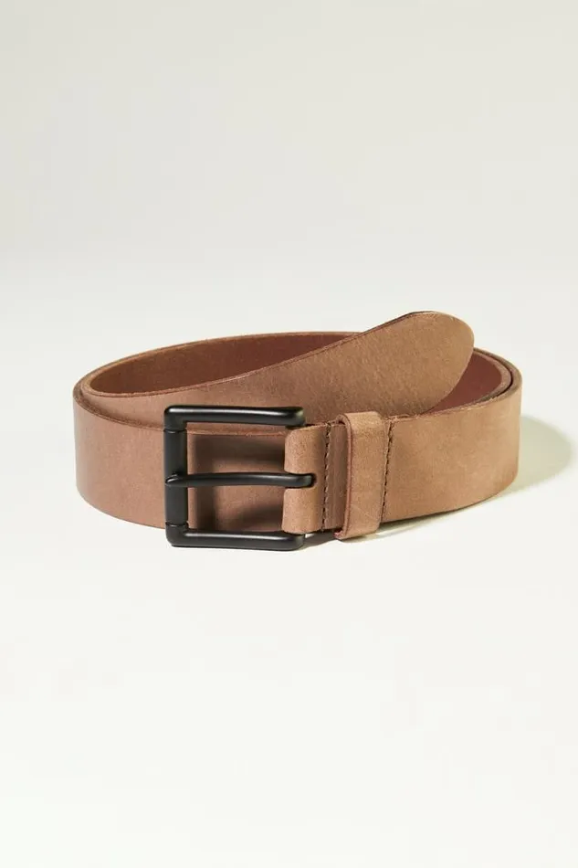 Lucky Brand Black Buckle Belt Dark Brown Men Belts