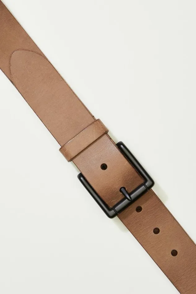 Lucky Brand Black Buckle Belt Dark Brown Men Belts