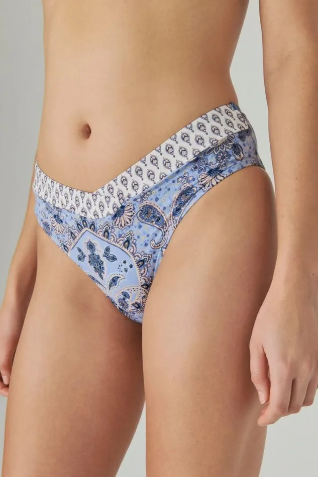Lucky Brand Border Printed Bottom Multi Women Swim