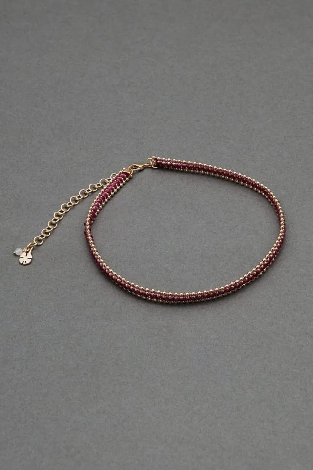 Lucky Brand Braided Chain Necklace Gold Women Jewelry