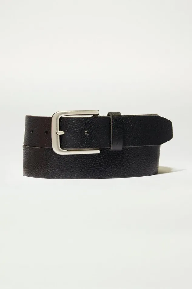 Lucky Brand Classic Leather Belt Black Men Belts