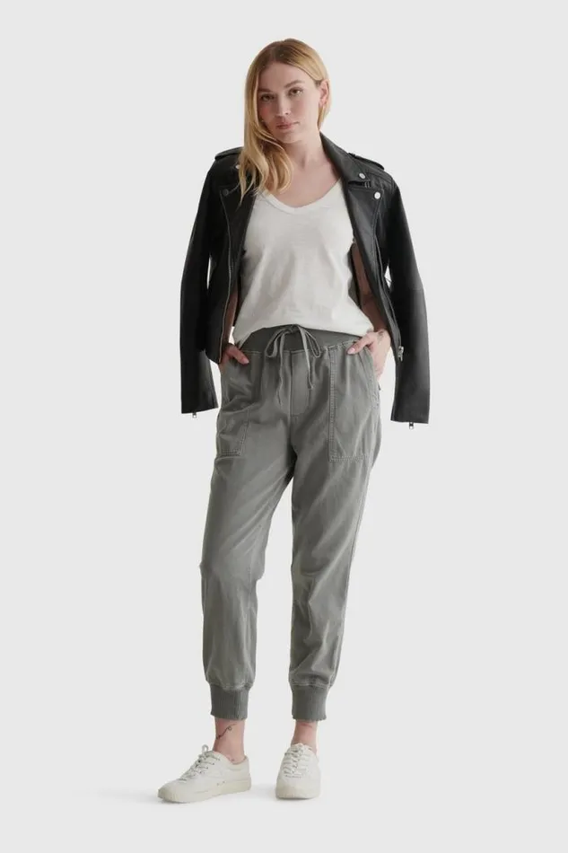 Lucky Brand Classic Vneck Bright White Women All Tops