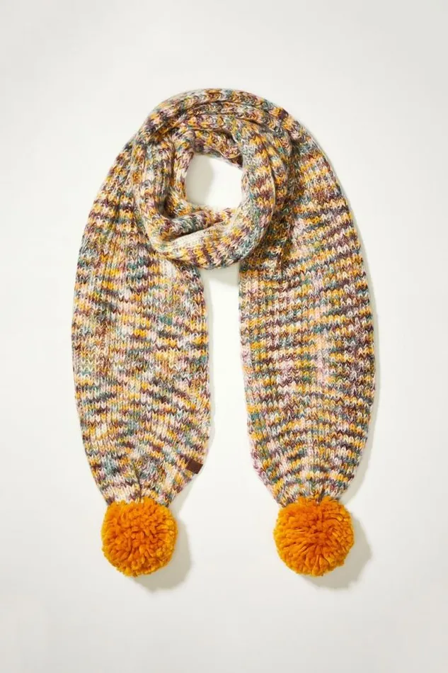 Lucky Brand Cozy Muticolor Knit Scarf Multi MenWomen Scarves and Bandanas