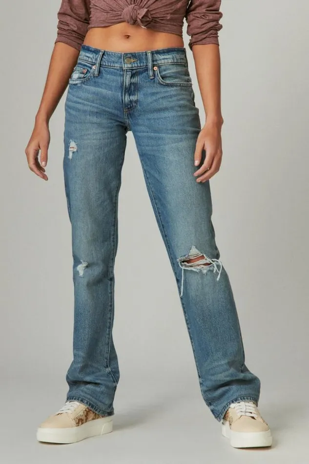 Lucky Brand Easy Rider Boot Equinox Dest Women Jeans