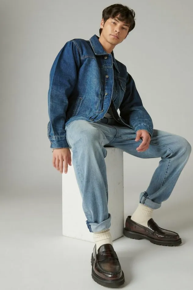 Lucky Brand Easy Rider Boot Premium Coolmax Stretch Jean Polaris Men Jeans