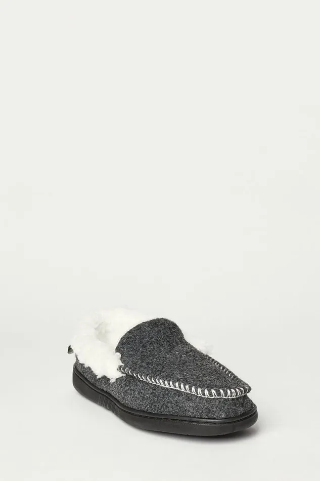 Lucky Brand Faux Wool Sherpa Lined Slipper Multi Men Shoes