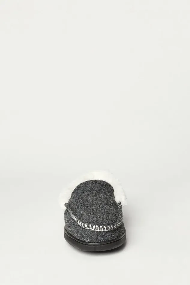 Lucky Brand Faux Wool Sherpa Lined Slipper Multi Men Shoes