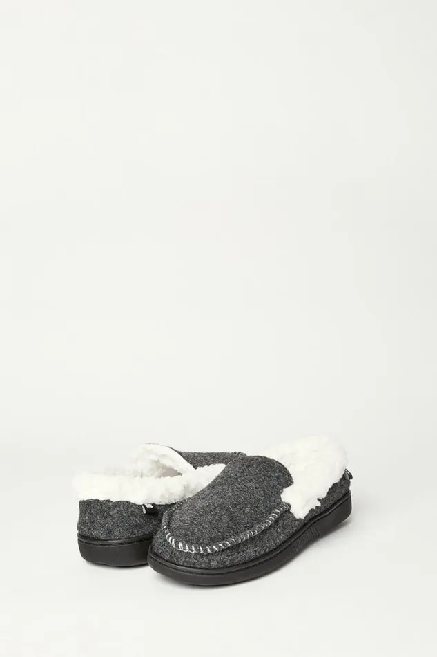 Lucky Brand Faux Wool Sherpa Lined Slipper Multi Men Shoes