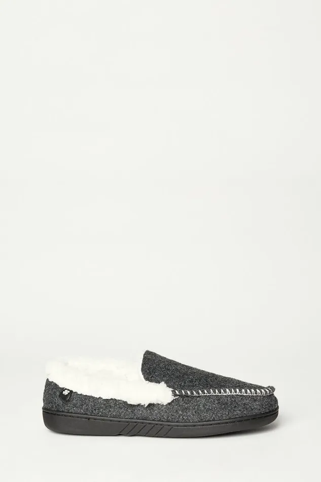 Lucky Brand Faux Wool Sherpa Lined Slipper Multi Men Shoes