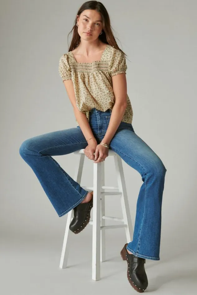 Lucky Brand High Rise Stevie Flare Farrah Women Jeans