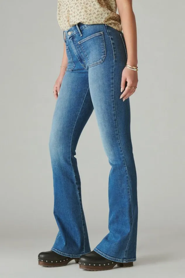 Lucky Brand High Rise Stevie Flare Farrah Women Jeans