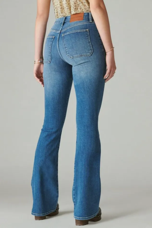 Lucky Brand High Rise Stevie Flare Farrah Women Jeans