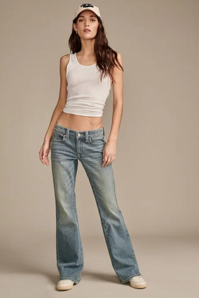 Lucky Brand Low Rise Flare Breakfast Club Women Jeans