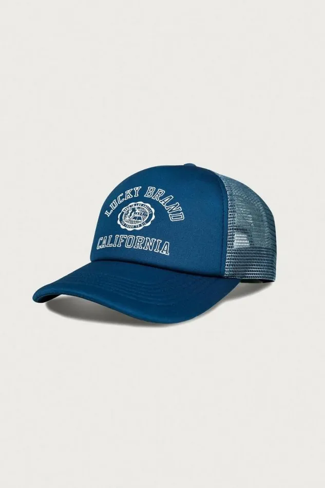 Lucky Brand Lucky Collegiate Trucker Hat Rinse MenWomen Hats