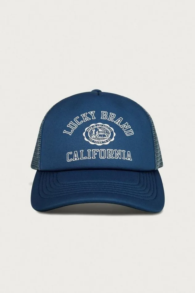 Lucky Brand Lucky Collegiate Trucker Hat Rinse MenWomen Hats