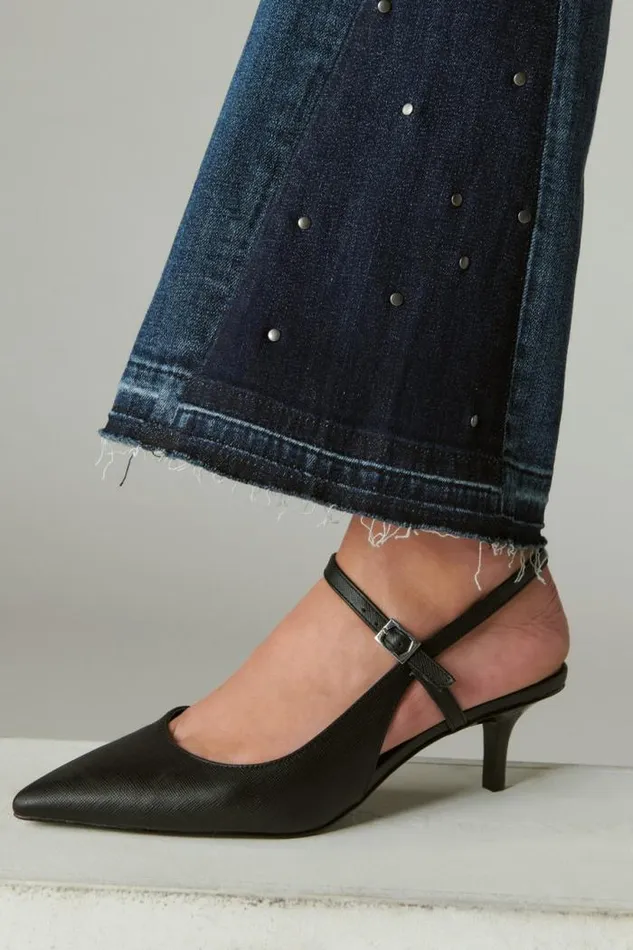 Lucky Brand Lucky Legend Studded High Rise Stevie Flare Gypsy Women Jeans