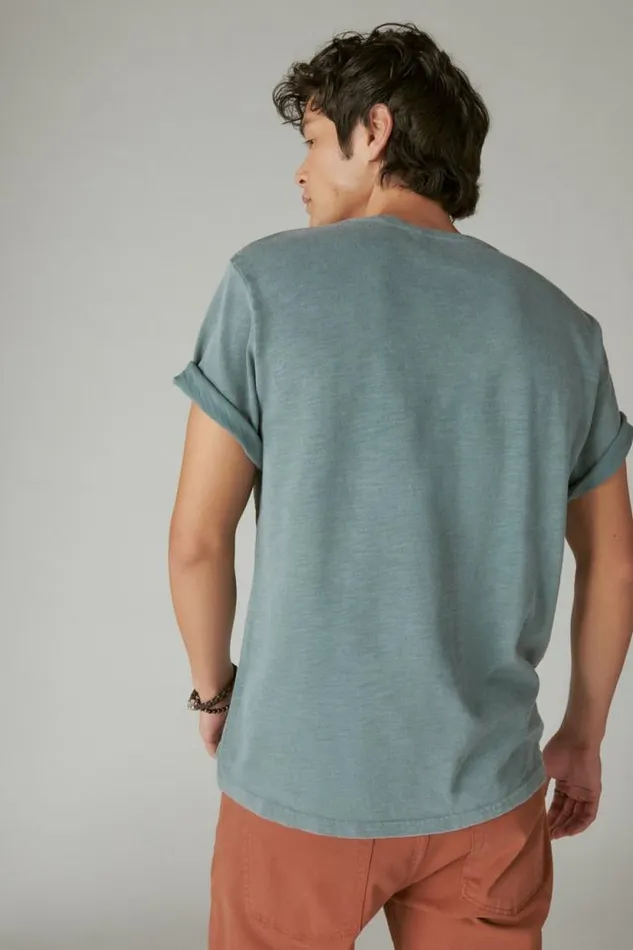 Lucky Brand Lumbear Jack Tee Lead Men Graphic Tees
