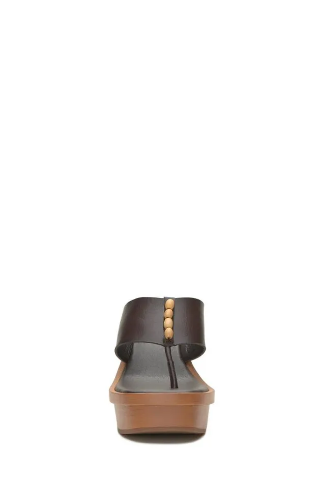 Lucky Brand Mandelina Sandal Heel Light Brown Women Shoes