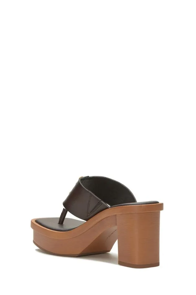 Lucky Brand Mandelina Sandal Heel Light Brown Women Shoes