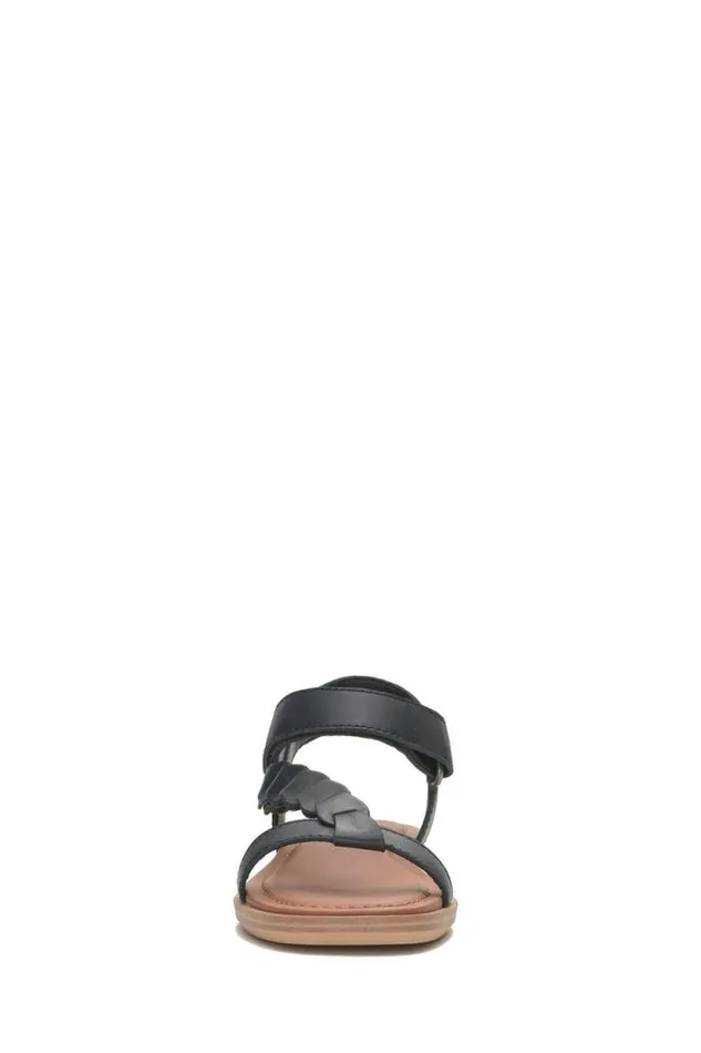 Lucky Brand Natany Braided Sandal Black Women Shoes