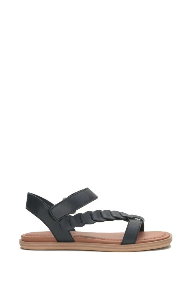 Lucky Brand Natany Braided Sandal Black Women Shoes
