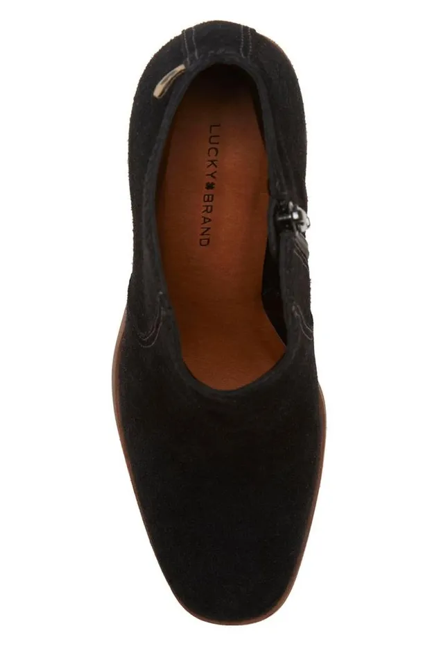 Lucky Brand Pellyon Heeled Bootie Oxford Women Shoes