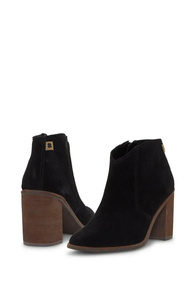 Lucky Brand Pellyon Heeled Bootie Oxford Women Shoes