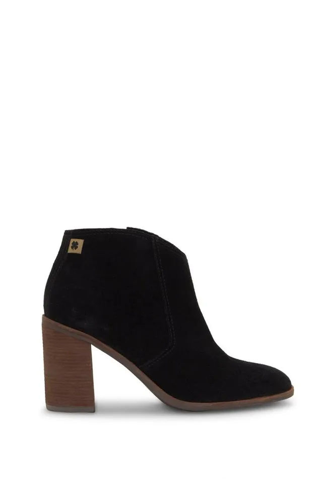 Lucky Brand Pellyon Heeled Bootie Oxford Women Shoes