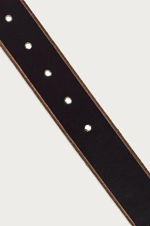 Lucky Brand Raw Cut Edged Leather Jean Belt Black Men Belts Lucky Brand Raw Cut Edged Leather Jean Belt Black Men Belts