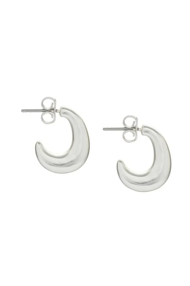 Lucky Brand Small Hoop Earring Silver Women Jewelry