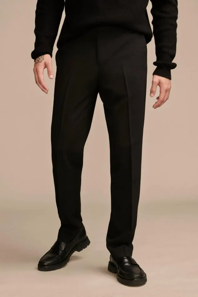 Lucky Brand Suit Separate 4 Way Stretch Pant Black Men Suit Separates