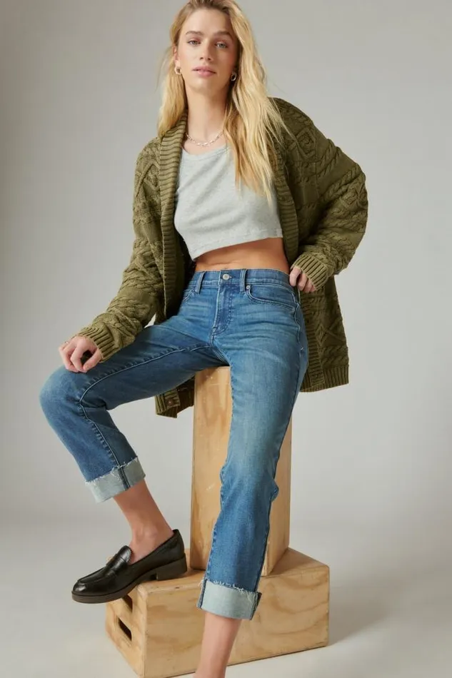 Lucky Brand Sweet Crop Gemini Women Jeans
