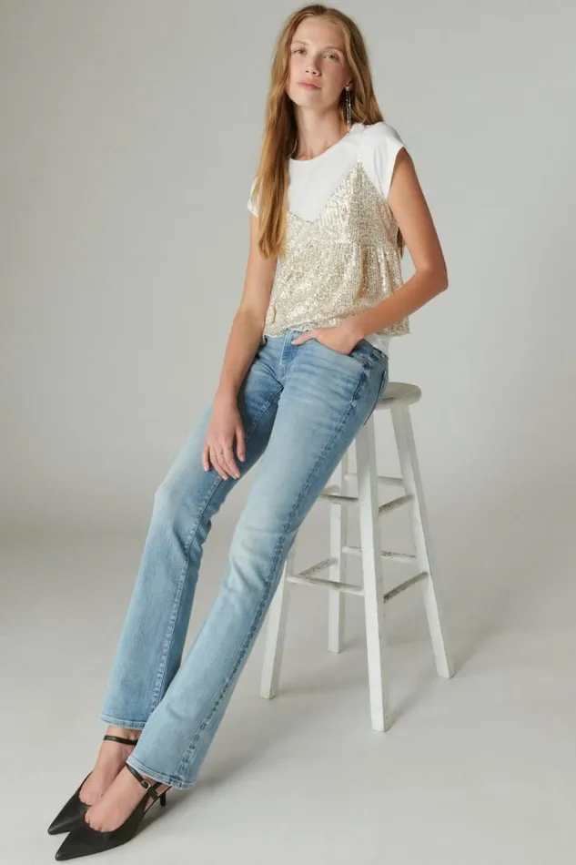 Lucky Brand Sweet Mid Rise Boot Cabana Women Jeans